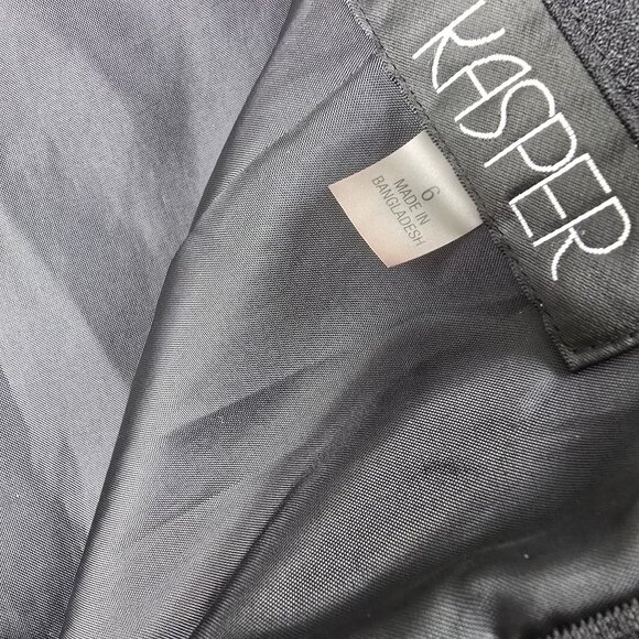 Kasper Womens Black Pencil Skirt Size 6 - Picture 3 of 6